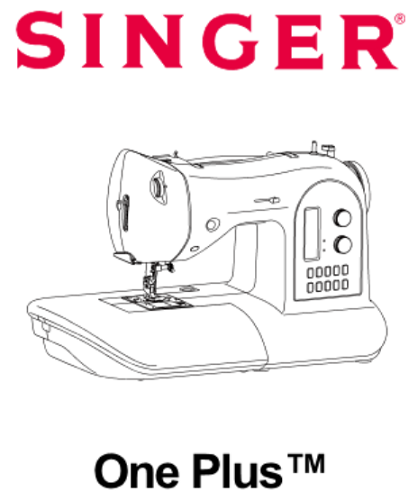 Libro instrucciones Singer ONE+(copia digitalizada/encuadernada